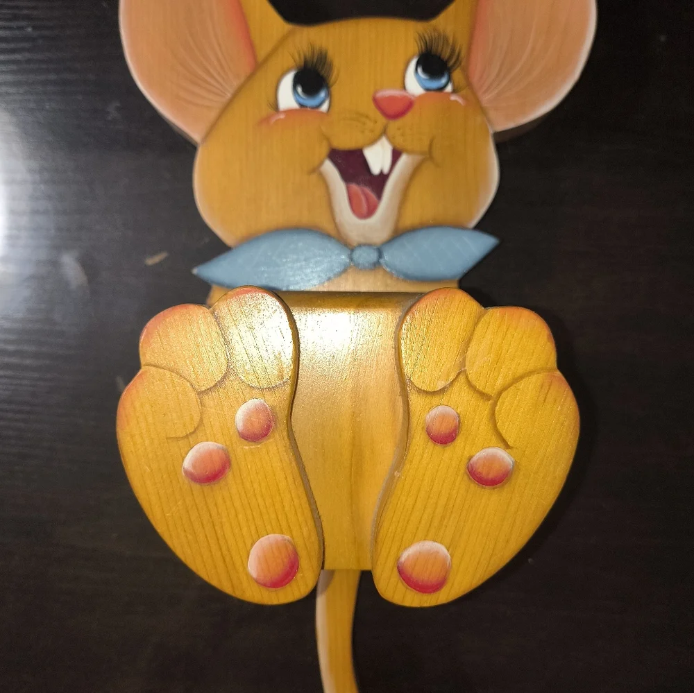 Handmade Mouse Planter Is Wall Decor